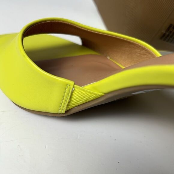 New TORRID stiletto heel wide width 8.5WW shoes slides mule bright - Picture 9 of 12